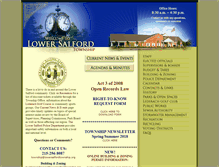 Tablet Screenshot of lowersalfordtownship.org